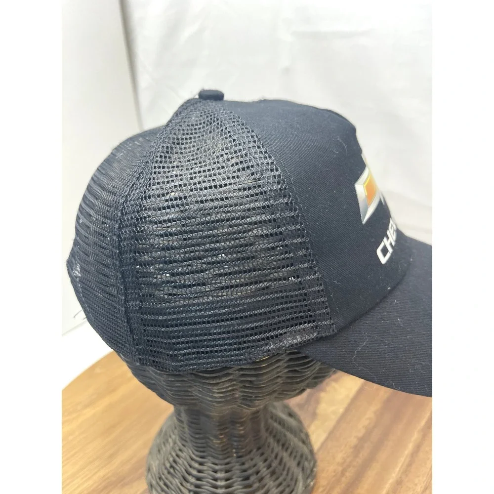 Chevrolet Hat Cap Trucker  Logo Bow‎ Tie Snapback Black Baseball Dealer New